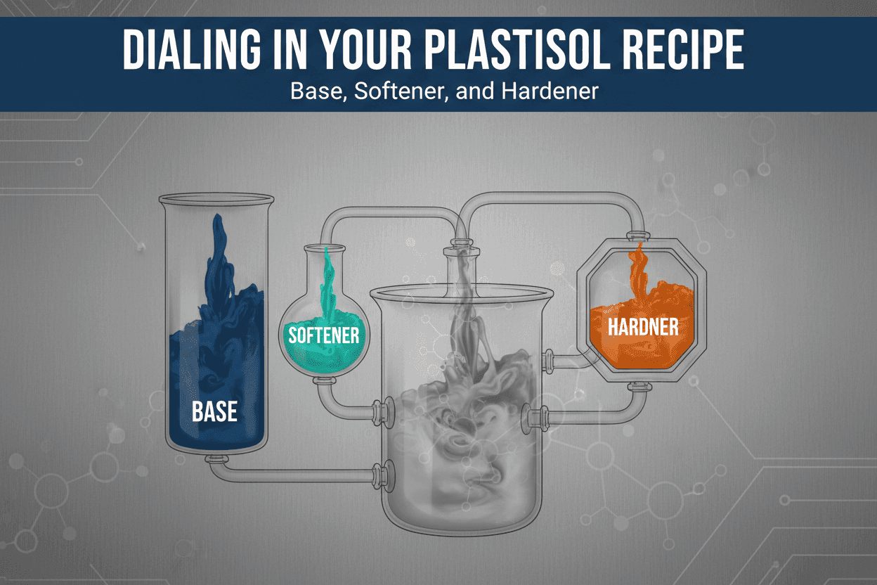 Dialing In Your Plastisol Recipe: Base, Softener, and Hardener
