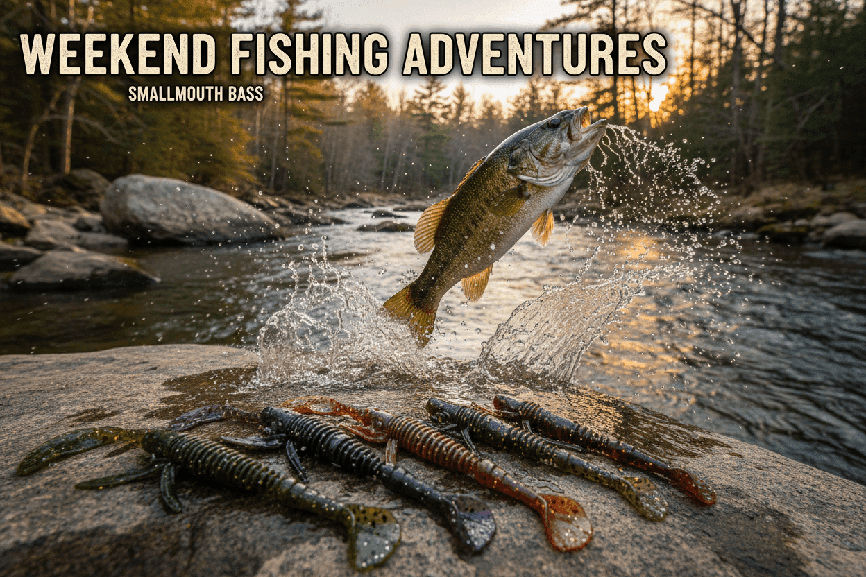 Smallmouth on Hand-Poured Creature Baits: A Weekend on the River
